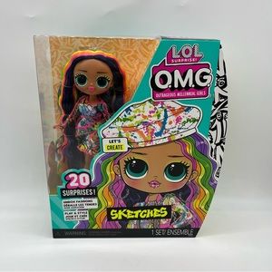 LOL OMG Surprise Maga Doll Sketches Fashion Doll